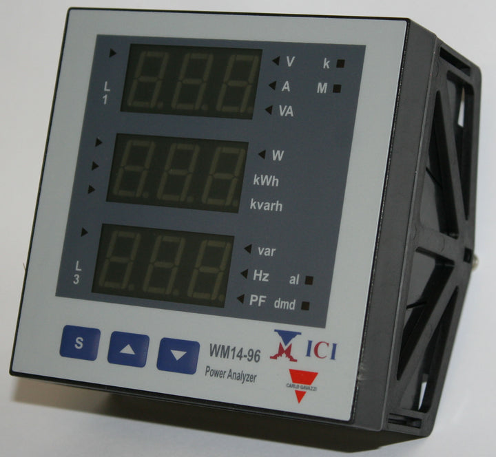 WM-14 Panel Mount 277/480V or 347/600V Multi-function Meter