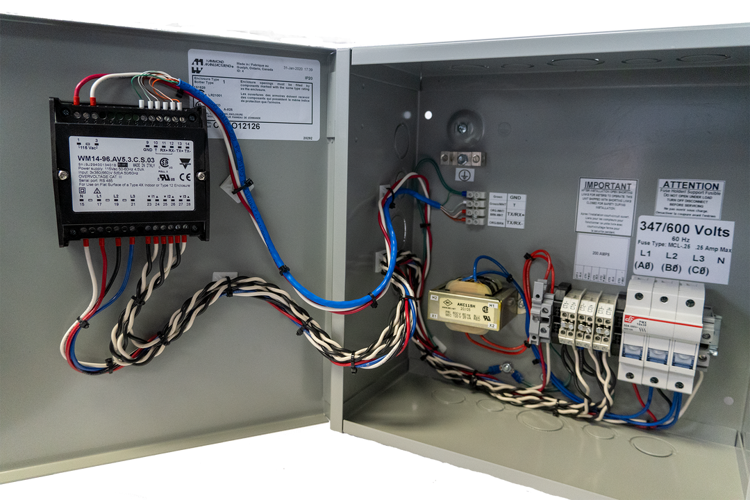 WM-14 Panel Mount 277/480V or 347/600V Multi-function Meter